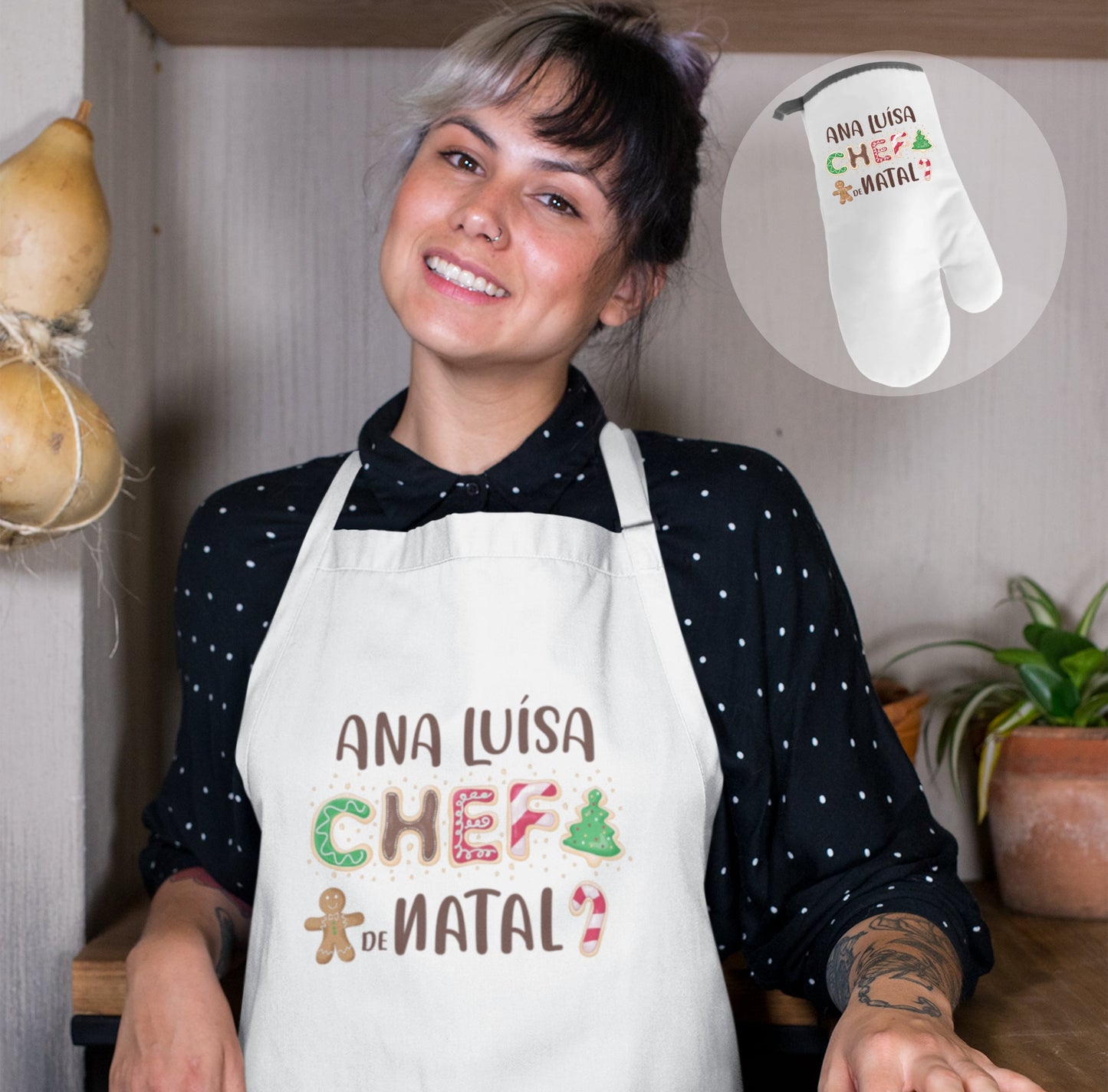 Avental "Chef de Natal"