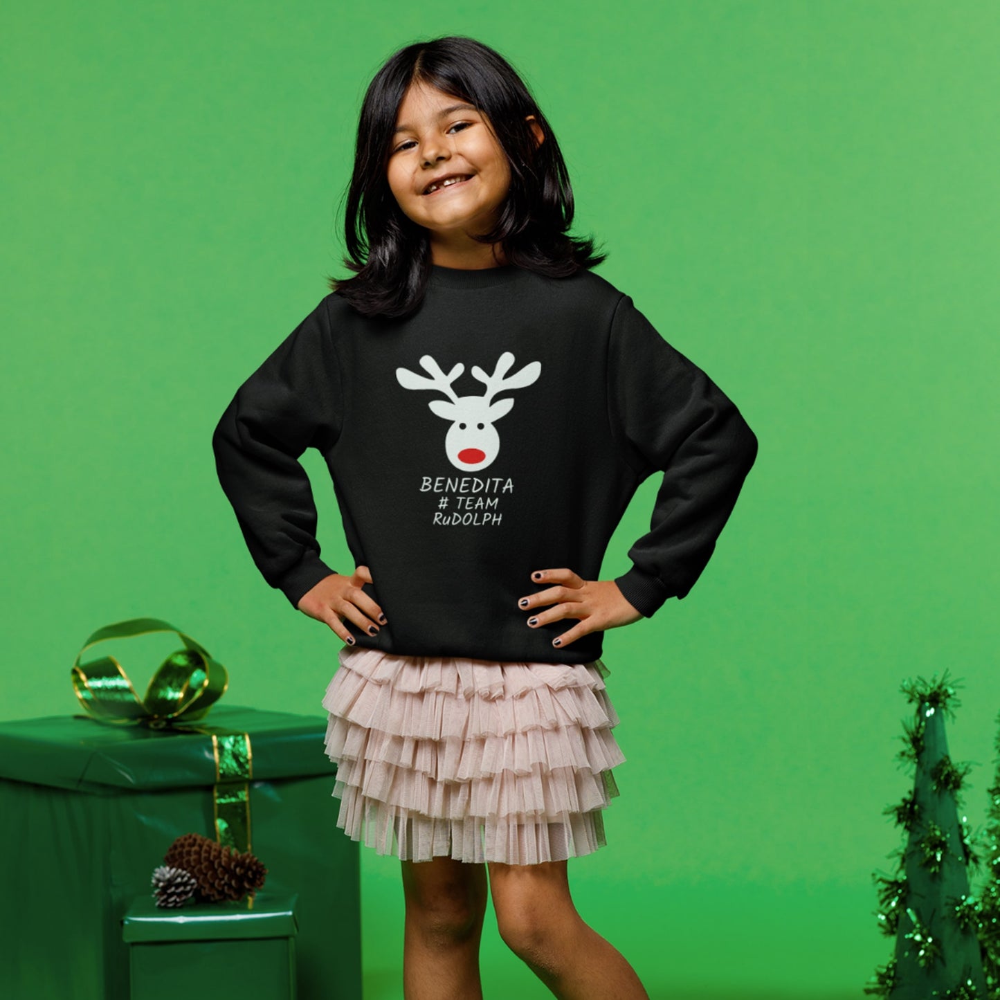 Camisola de Natal "Team Rudolph"