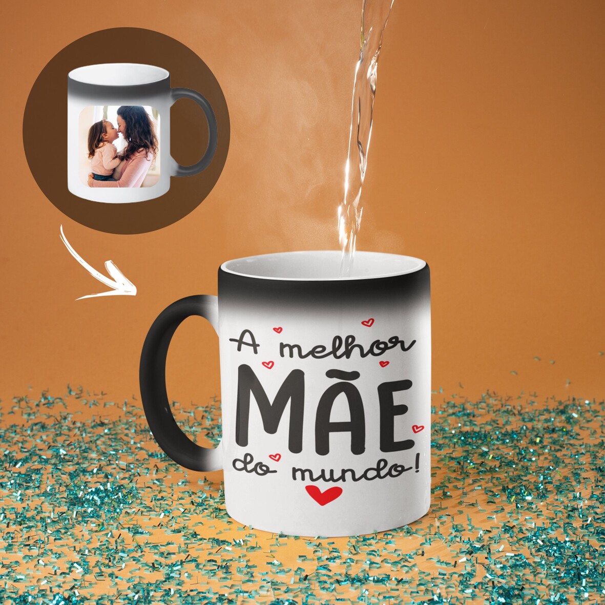 Caneca Mágica "A melhor mãe do mundo"