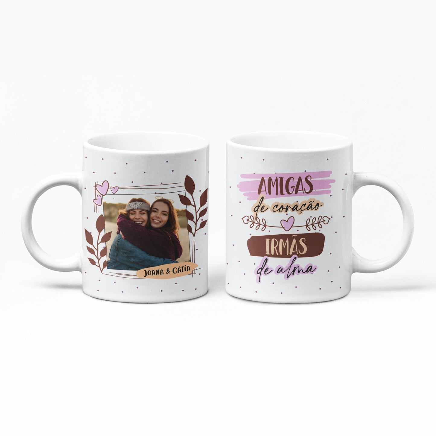 Caneca "Irmãs de alma"