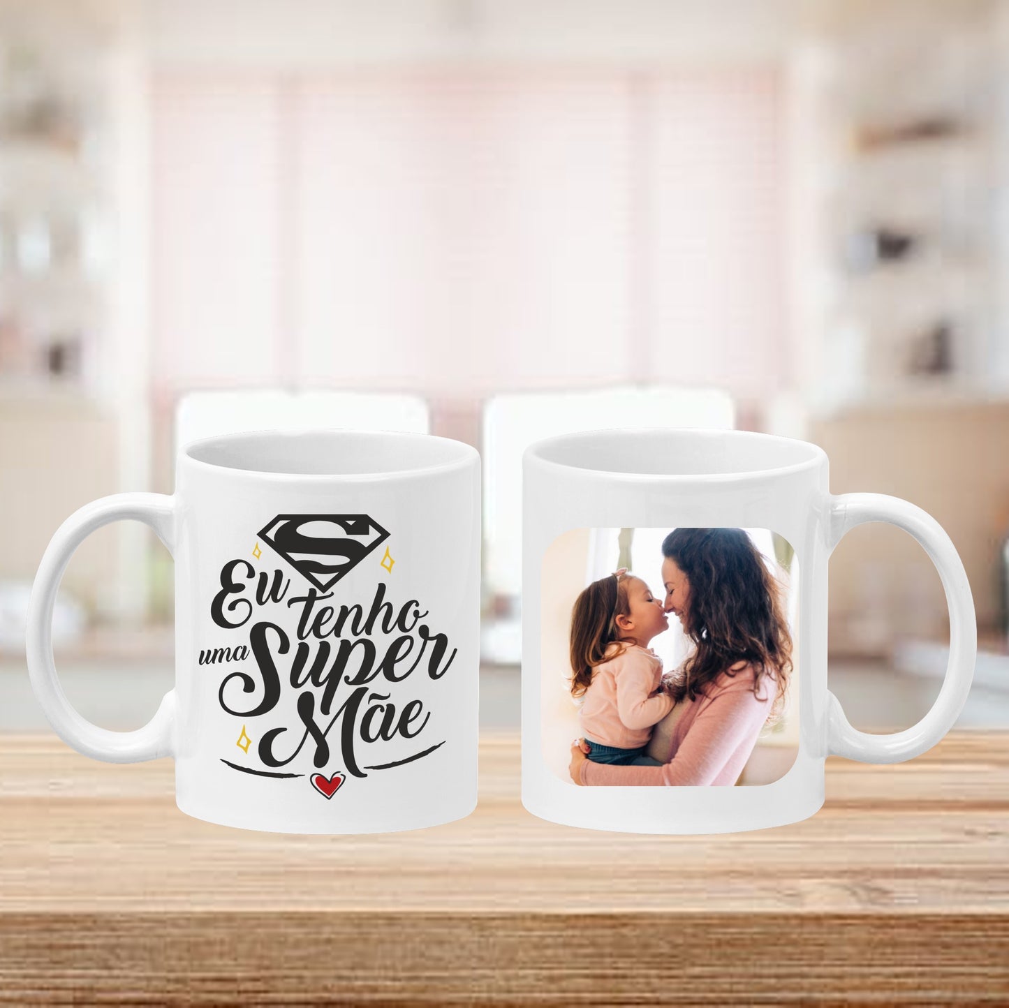 Caneca "Eu tenho uma super mãe"