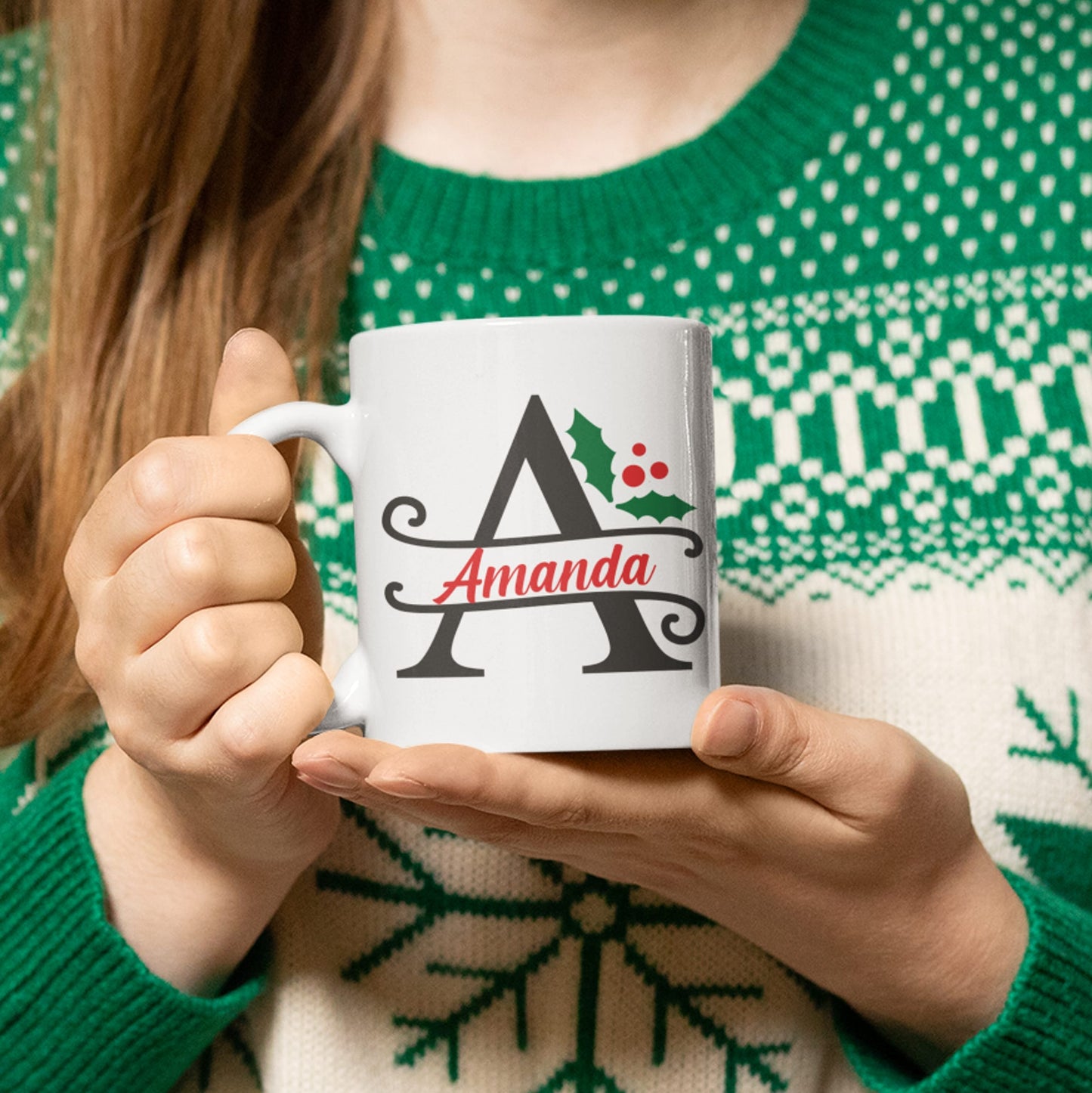 Caneca "Azevinho Natalício"