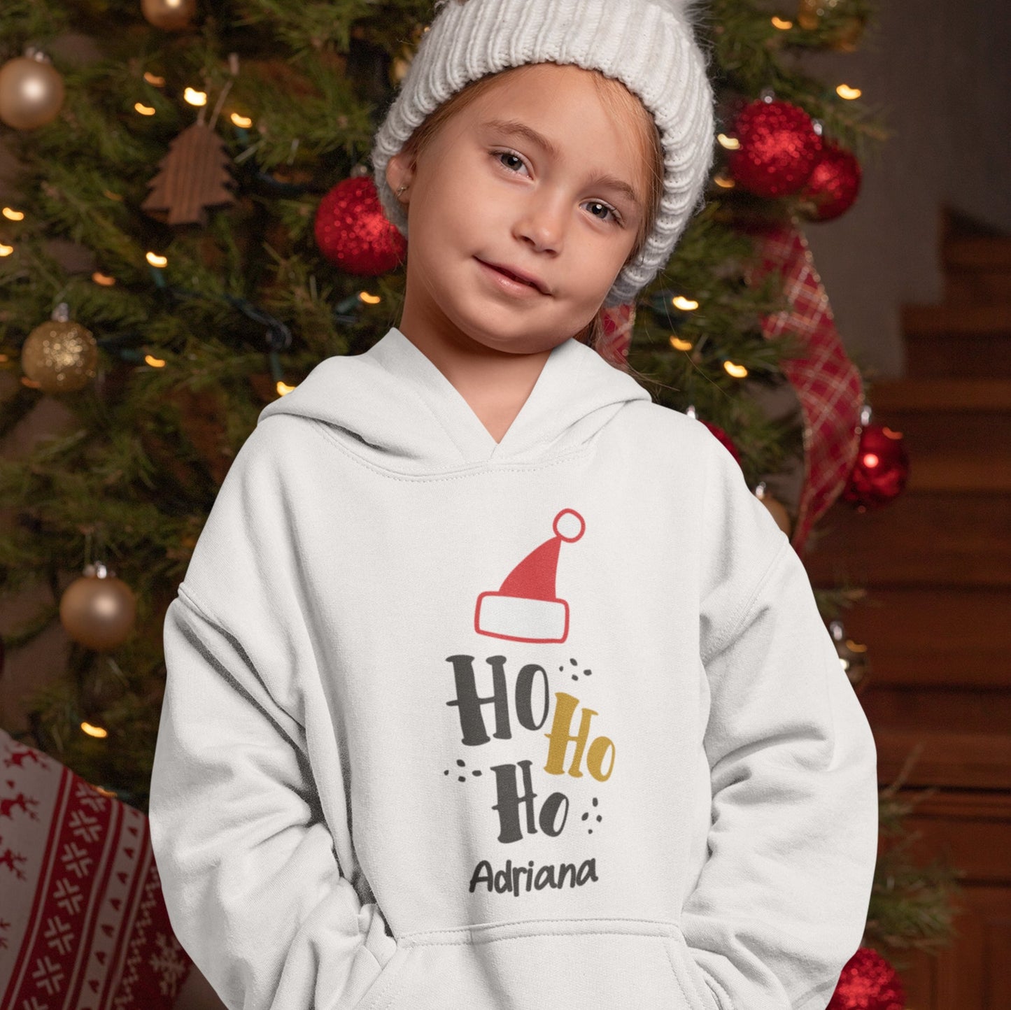 Sweatshirt de Natal "Ho-Ho-Ho Natal"