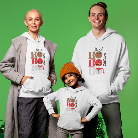 Sweatshirt de Natal "Ho-Ho-Ho"