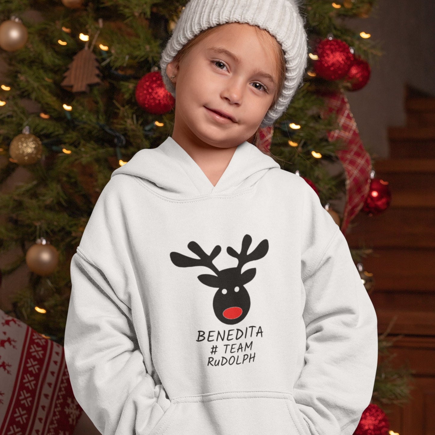 Sweatshirt de Natal "Team Rudolph"