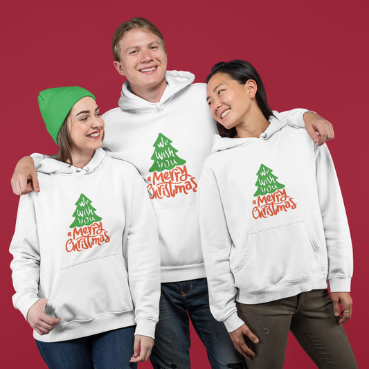 Sweatshirt de Natal "We wish you a Merry Christmas"