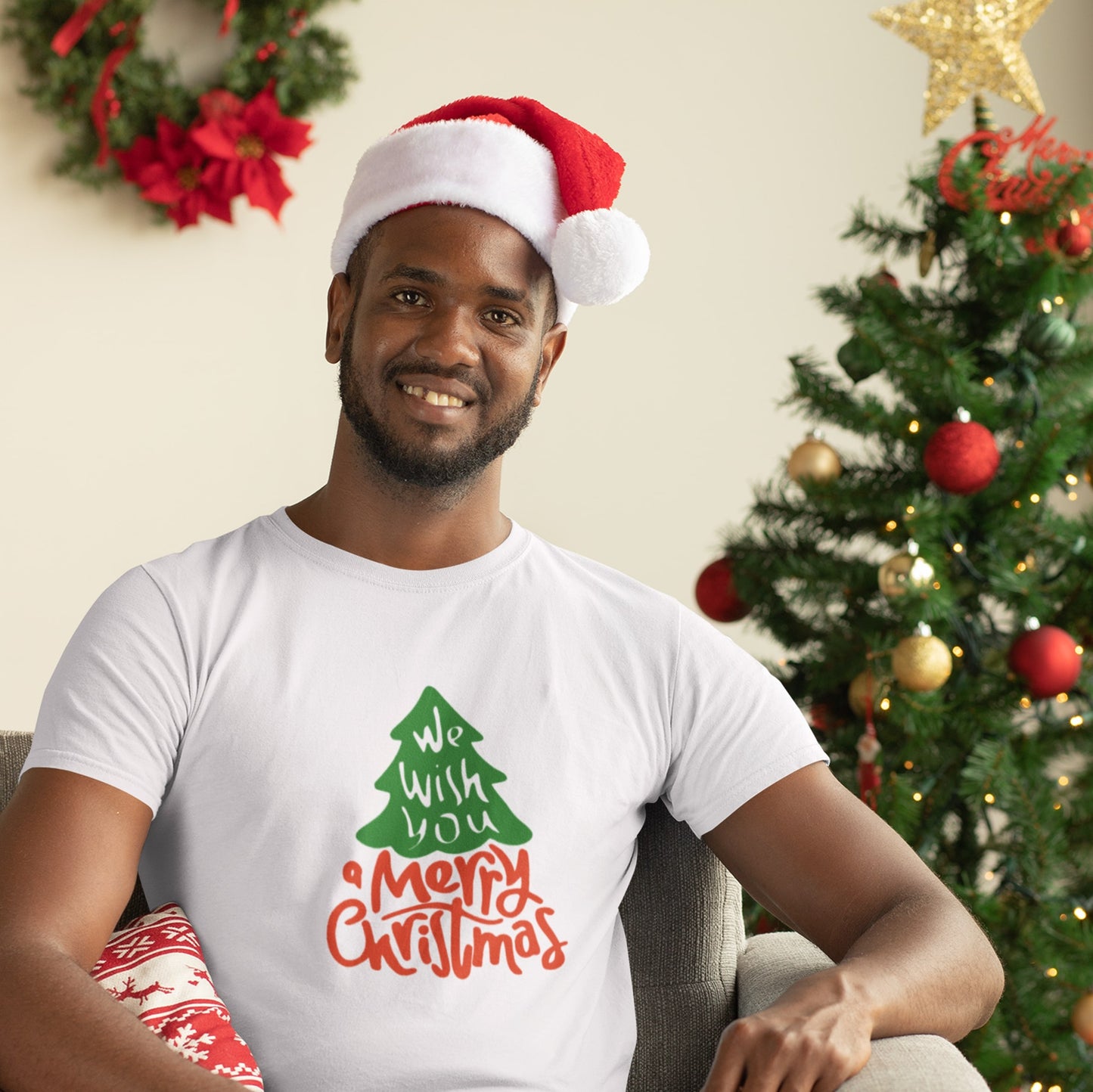T-shirt "We wish you a Merry Christmas"